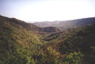 Berglandschaft in Kalabrien