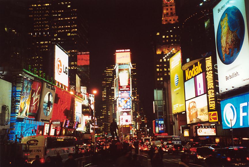 Times Square bei Nacht